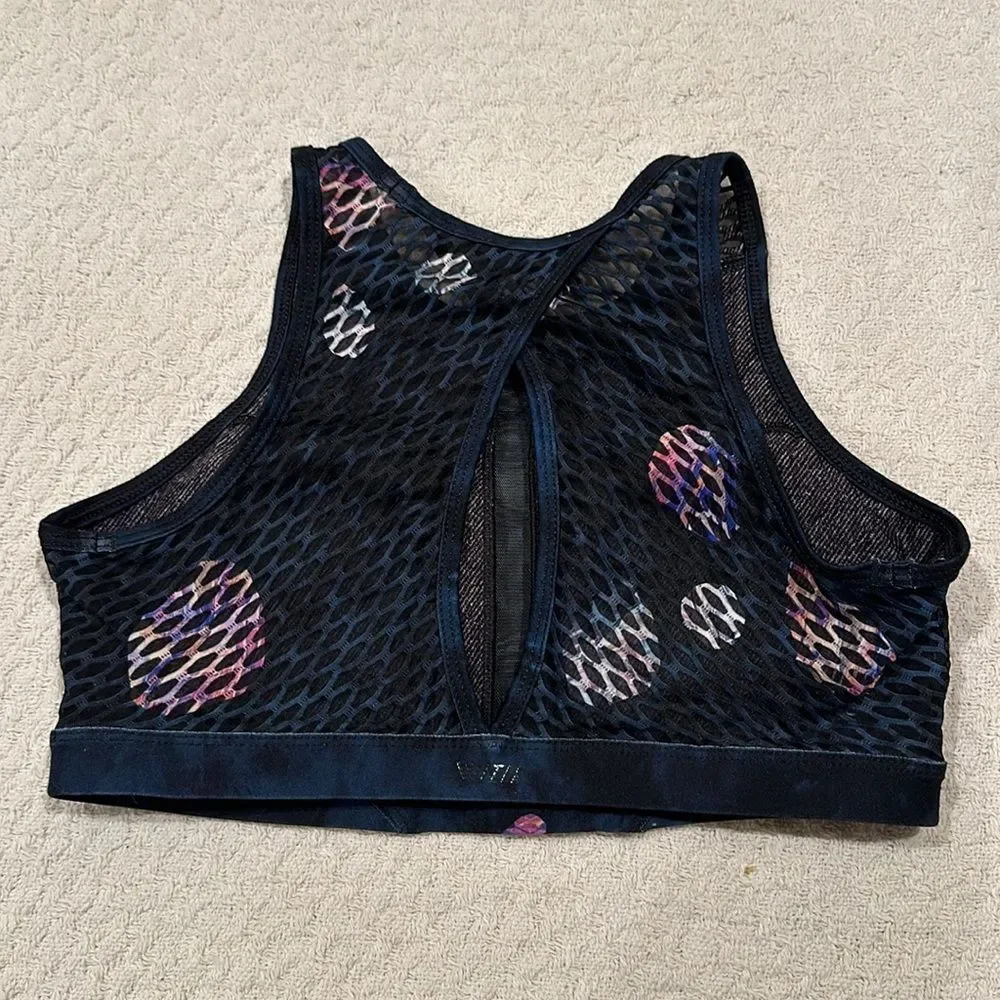 Peloton WITH Wear It To Heart Women’s High Neck Bra 2.0 Asteroid Size Medium